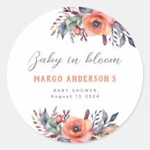 Baby in Bloom Niedlich Peach Garden Rustikal