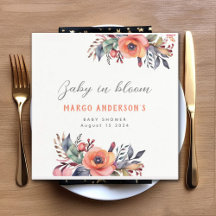 Baby in Bloom Niedlich Peach Garden Rustikal