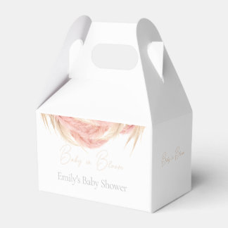 Baby in Bloom Pampas Grass Baby Dusche Geschenkschachtel