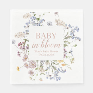 Baby in Bloom Paper Napkin Serviette