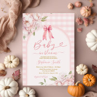 Baby in Bloom Pink Gingham Floral Niedlich Baby Du