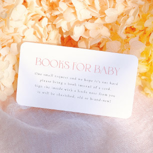 Baby in Bloom Rosafarbenes Blumen-Mädchen-Baby-Par Begleitkarte