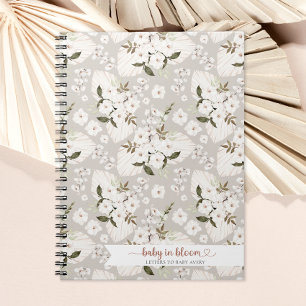 Baby in Bloom Schwangerschaft Journal of Letters t Notizblock