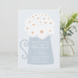 Baby in Bloom Spring Daisy Baby Shower Einladung
