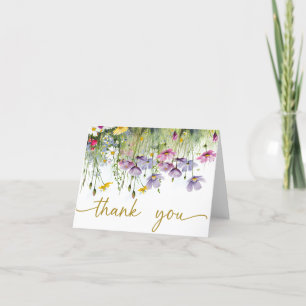 Baby in Bloom Spring Floral Baby Dusche Dankeskarte