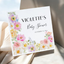 Baby in Bloom Spring Floral Girl Babydusche