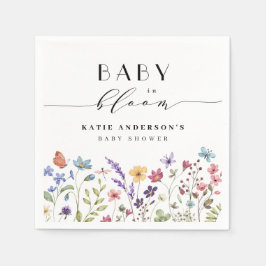 Baby in Bloom Spring Summer Floral Baby Dusche Serviette
