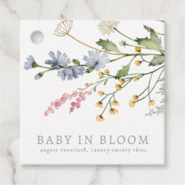 Baby in Bloom Spring Wildblume Floral Bouquet Fav Geschenkanhänger