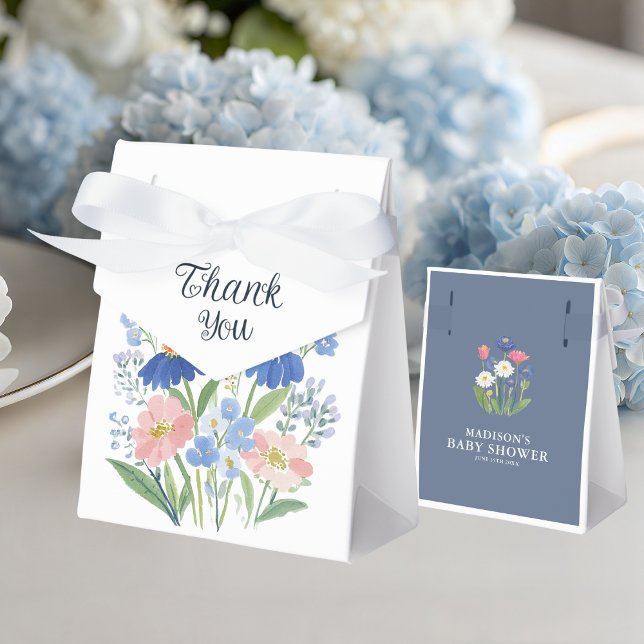 Baby in Bloom Thank You Wildflower Meadow Shower Geschenkschachtel (Von Creator hochgeladen)