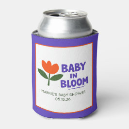Baby in Bloom Tulip Trendy Modern Baby Shower Dosenkühler