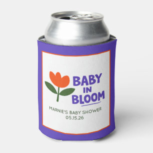 Baby in Bloom Tulpe Moderne Babyparty im Trend Dosenkühler