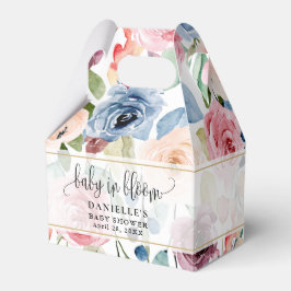 Baby in Bloom Watercolor Blume Kinderdusche Geschenkschachtel