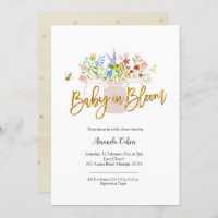 Baby in Bloom Wildblume Babydusche