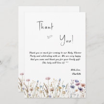 Baby in Bloom Wildblume Kinderdusche