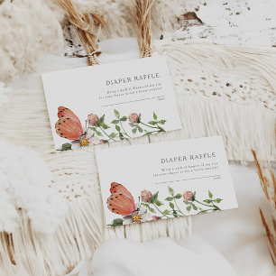 Baby in Bloom Wildblume Kinderduschmaschine Windel Begleitkarte