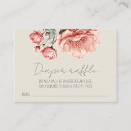 Baby in Bloom Wildblume Lilac Babydusche Begleitkarte