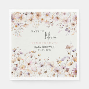 Baby in Bloom Wildblumen Baby Girl Baby Dusche Serviette