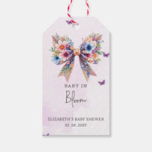 Baby in Bloom Wildblumen Bow Girl Baby Shower