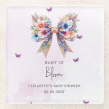 Baby in Bloom Wildblumen Bow Girl Baby Shower