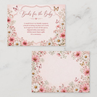 Baby in Bloom Wildflower-Baby-Party Begleitkarte
