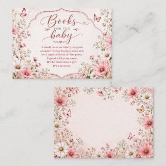 Baby in Bloom Wildflower-Baby-Party Begleitkarte
