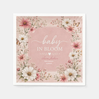 Baby in Bloom Wildflower-Baby-Party Serviette