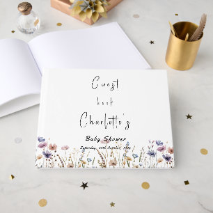 Baby In Bloom Wildflower Baby Shower Gästebuch