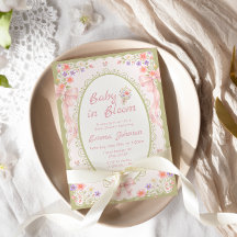 Baby in Bloom Wildflower Hübsche Babyparty
