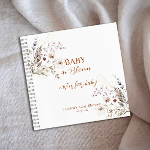 Baby in Bloom wünscht sich ein Baby Spiral Noteboo Notizbuch