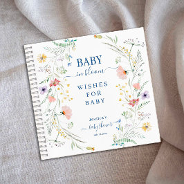 Baby in Bloom wünscht sich ein Baby Spiral Noteboo Notizbuch
