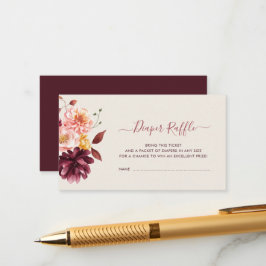 Baby in blühender Blütenflorentaucher-Gewinnkarte Begleitkarte