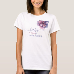 Baby in Blüte Babydusche T-Shirt