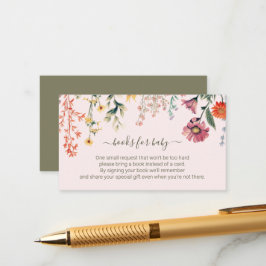 Baby in Büchern für Baby-Tickets-Umschließung Begleitkarte