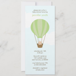 Baby in einem Ballon Einladung