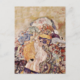 Baby in hell farbenem Quilt Postkarte