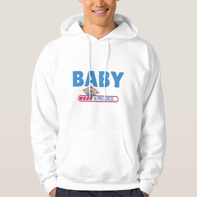 Baby in progress hoodie (Vorderseite)