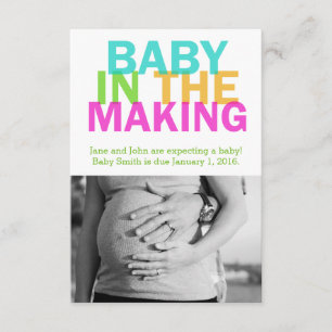 BABY IN THE MAKING Schwangerschaftsankündigung Ankündigung