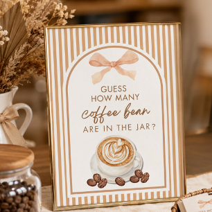 Baby Is Brewing Baby Shower - Errate wie viele Boh Poster
