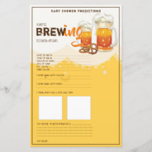 Baby is Brewing - Beer - Shower Games Vorhersagen