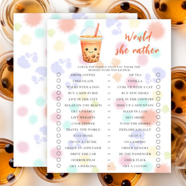 Baby is brewing bubble tea Would she rather (Von Creator hochgeladen)