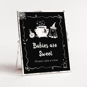 Baby is Brewing Halloween Babys sind süße Zeichen Poster