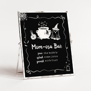 Baby is Brewing Halloween Mom Osa Bar Schild