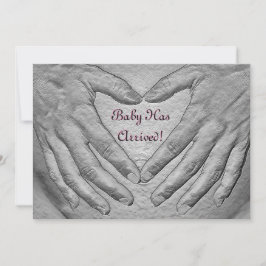 Baby ist angekommen karte