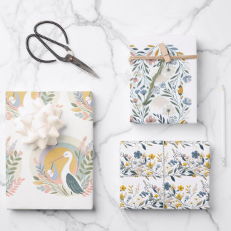Baby ist da! geschenkpapier set