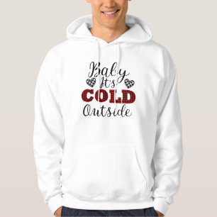 Baby ist draußen im Winter kalt Hoodie