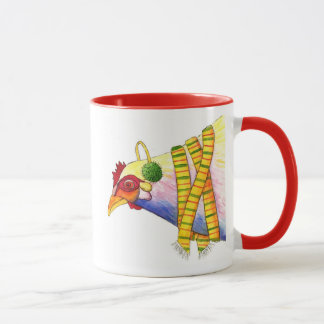 Baby ist es kaltes äußeres Huhn Tasse
