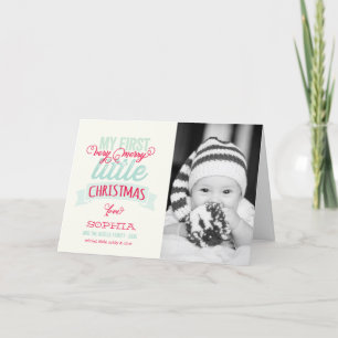 Baby ist mein sehr fröhliches, kleines Niedliches  Feiertagskarte
