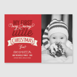 Baby ist mein sehr fröhliches, kleines Niedliches  Magnetkarte