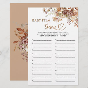 Baby Item Game Baby in Bloom Baby Dusche