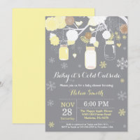 Baby its Cold Outdoor Mason Jar Baby Shower